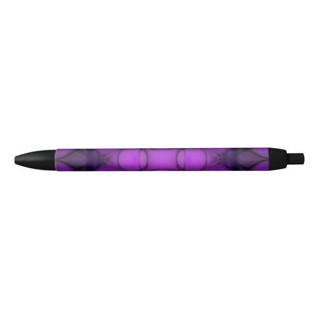 Stylo Noir Fleur crépusculaire (Devant)
