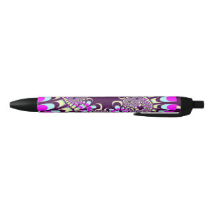 Stylo Noir Fleur de peinture native