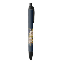 Fleur sauvage, fond bleu floral