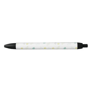 Stylo Noir Fleurs