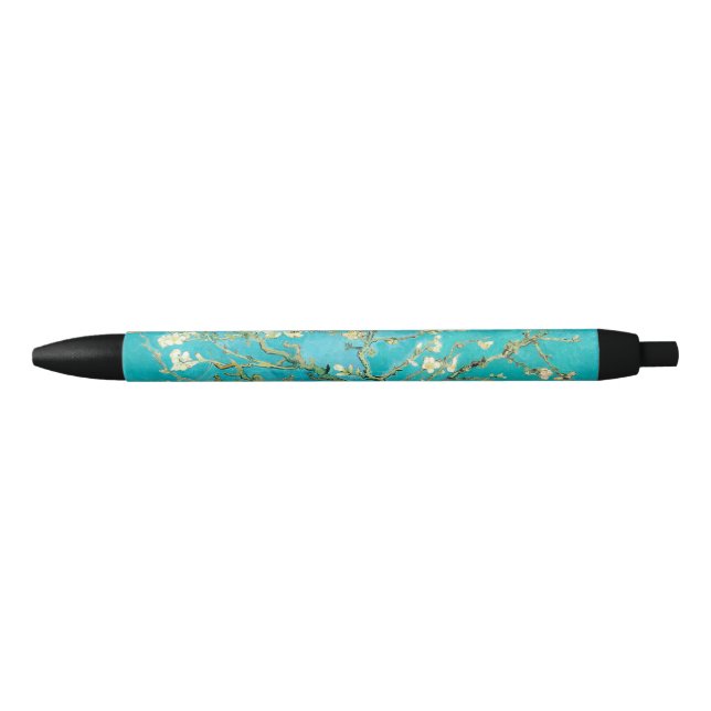 Stylo Noir Fleurs d'amande de Van Gogh (Devant)