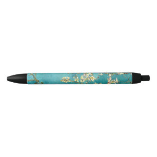 Stylo Noir Fleurs d'amandier de Van Gogh Impressionnisme Clas