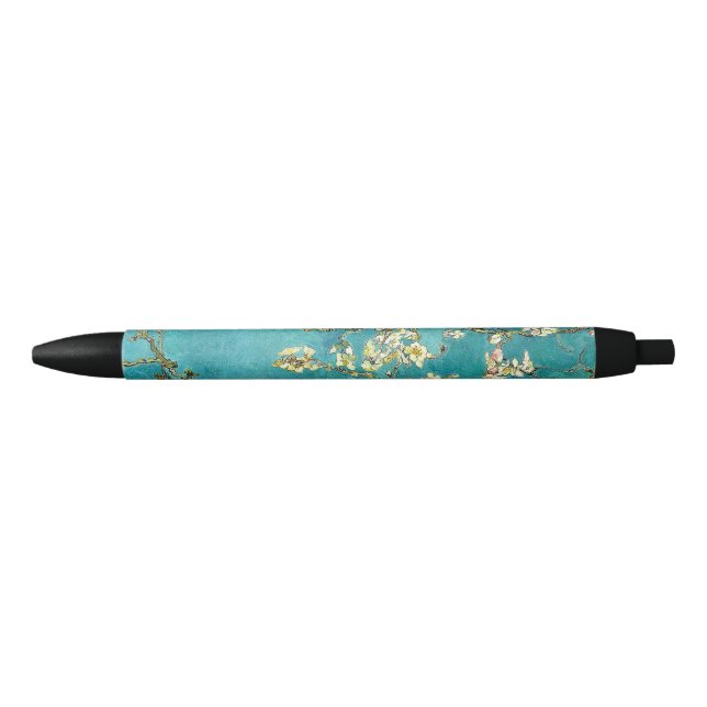 Stylo Noir Fleurs d'amandier de Van Gogh Impressionnisme Clas (Devant)