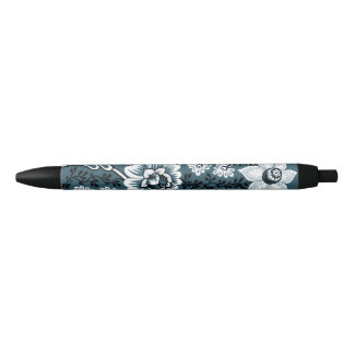 Stylo Noir Fleurs Fantastiques (Slate Teal) Beaux-Arts