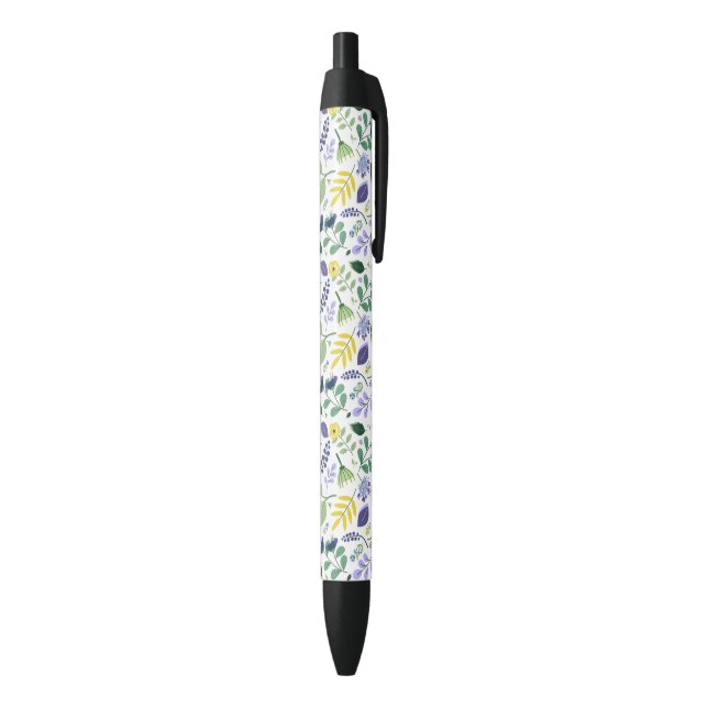 Stylo Noir Floral (Bas (Vertical))