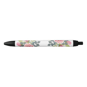 Stylo Noir Floral ressort