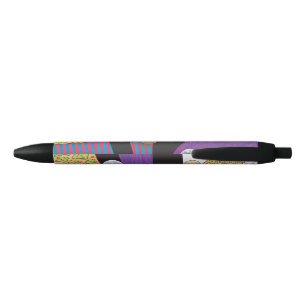 Stylo Noir Flotteurs - Vaporwave Abstrait Surréaliste Art