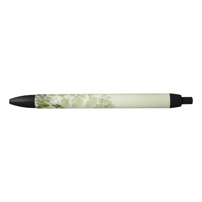 Stylo Noir Foliage de printemps (Devant)