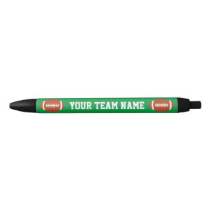 Stylo Noir Football Custom Team Name et Color Sports Coach