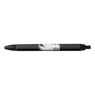 Stylo Noir Forêt de cerfs faune