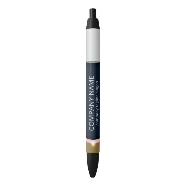 Stylo Noir Formes Abstraites Géométriques (devant Vertical)
