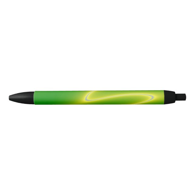Stylo Noir Foudre verte (Devant)