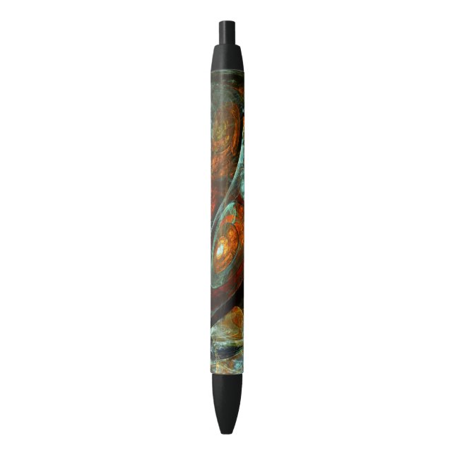 Stylo Noir Fractionner l'art Abstrait (devant Vertical)
