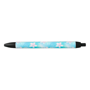 Stylo Noir Frangipani rose tropical