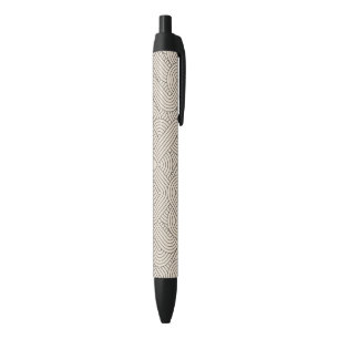 Stylo Noir Frontière abstraite