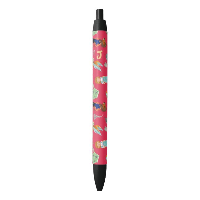Stylo Noir Fun Wizard of Oz on red children's design (devant Vertical)