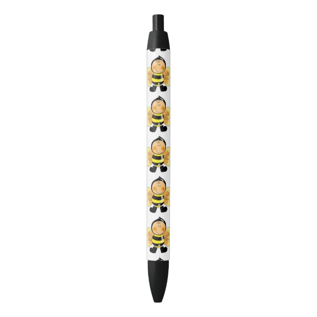 Stylo Noir gaffez l'enfant d'abeille (devant Vertical)
