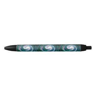 Stylo Noir Galaxie spirale dans l'espace