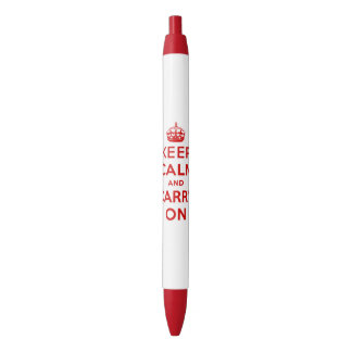 Stylo Noir garder son calme et continuer