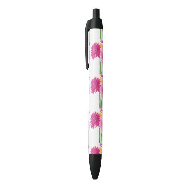 Stylo Noir Gerbera Daisy Flowers (Haut (Vertical))