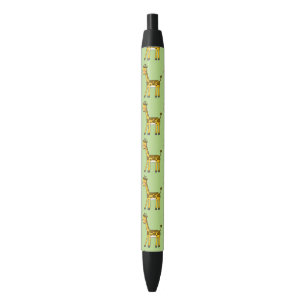 Stylo Noir girafe mignonne de bébé