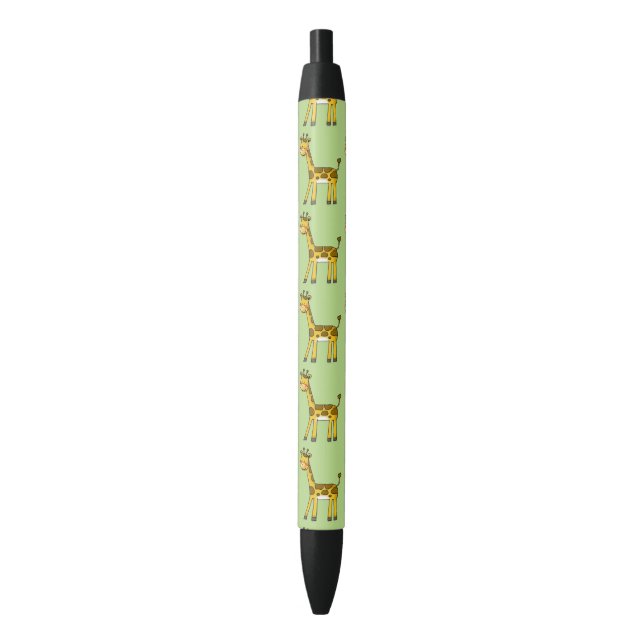 Stylo Noir girafe mignonne de bébé (devant Vertical)