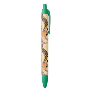 Stylo Noir Girafe romantique - Gentleman - Amusant