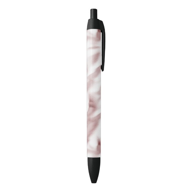 Stylo Noir Glamour Anniversaire Rose Pâle (Bas (Vertical))