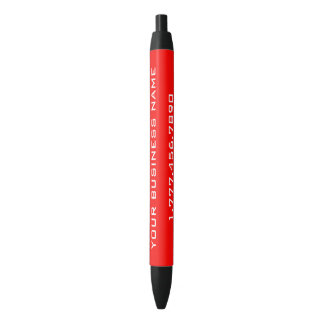 Stylo Noir GMF rouge personnalisé