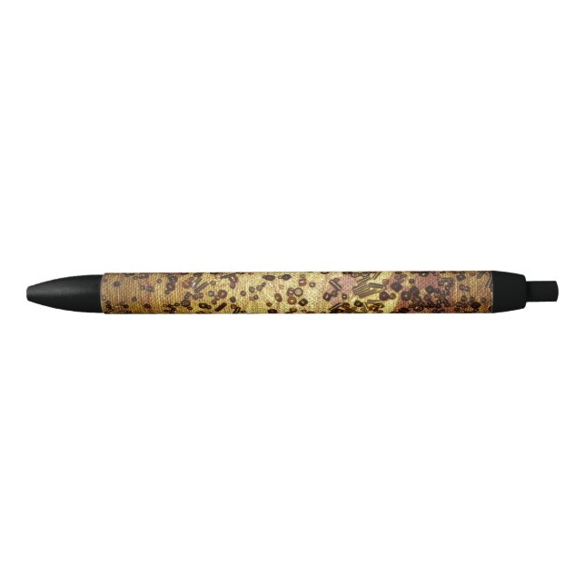 Stylo Noir Gold Crunch (Devant)