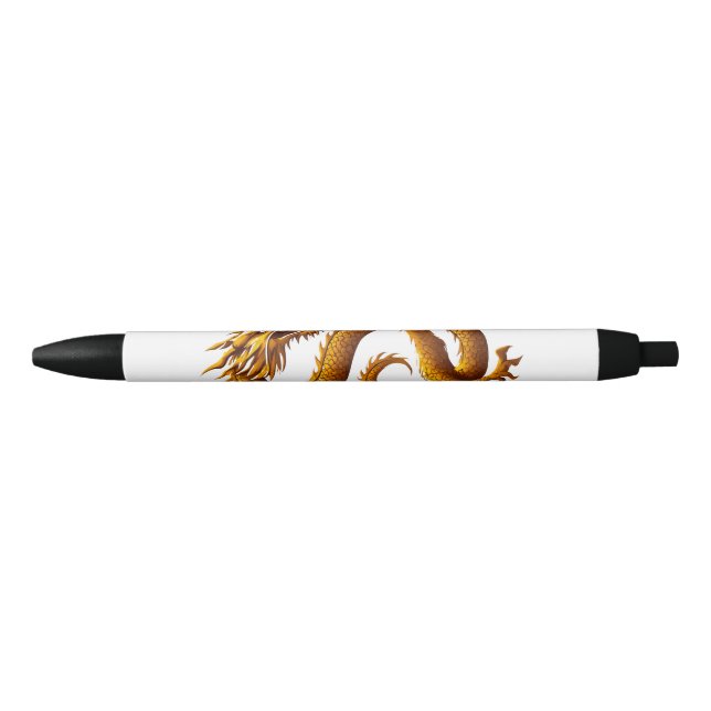 Stylo Noir Golden Dragon (Devant)