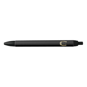Stylo Noir Golden horseshoe