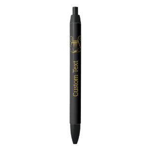 Stylo Noir Golden lyre