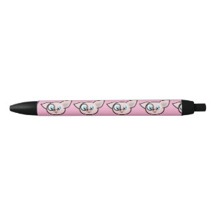 Stylo Noir Goofy Pig souriant Thunder_Cove