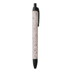 Stylo Noir gouttelettes d'eau Sepia