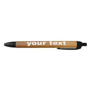 Stylo Noir Grain en bois de bouleau