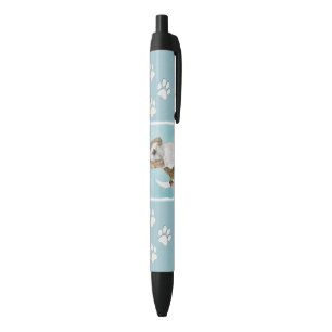 Stylo Noir Grand Basset Griffon Vendeen - Art Chien original
