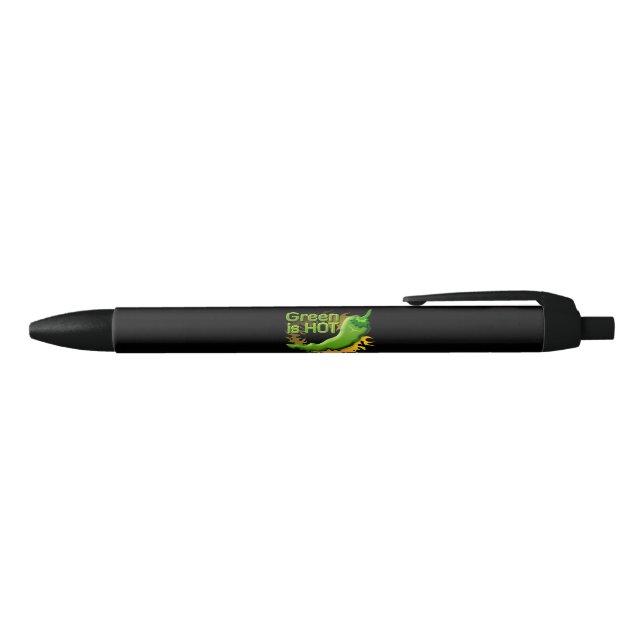 Stylo Noir Green is HOT (Haut)