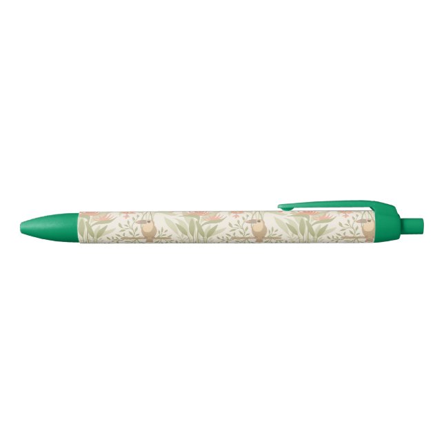 Stylo Noir Grenouilles et oiseaux de la jungle douce (Haut)