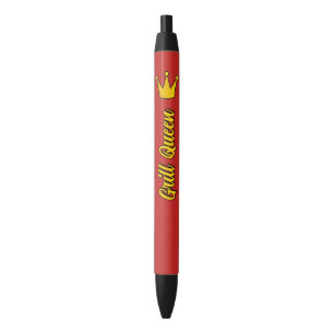 Stylo Noir Grill Queen Crown