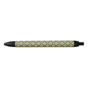 Stylo Noir Gris vert diagonal en céramique de tuiles en bét