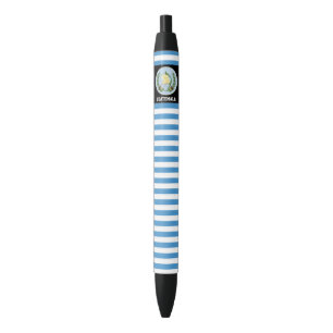 Stylo Noir Guatemala Drapeau mignon Patriotique