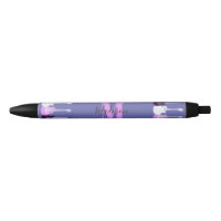 Guitare électrique acoustique violet rose monogram