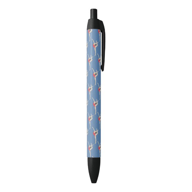 Stylo Noir Gymnaste féminine (Bas (Vertical))