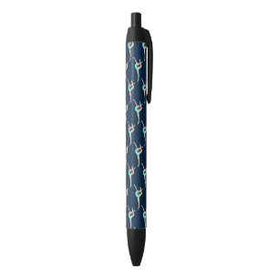 Stylo Noir Gymnaste féminine