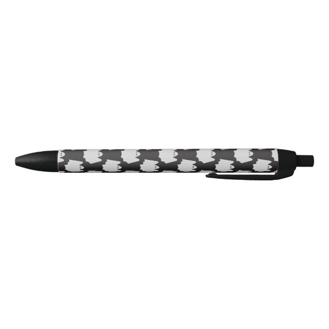 Stylo Noir Halloween, Fantôme Effrayant, Trick Or Treat, Hou (Bas)