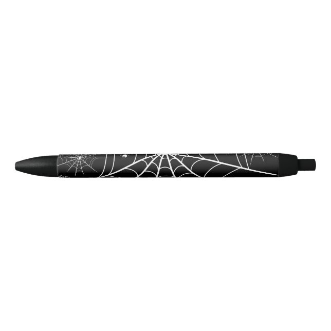 Stylo Noir Halloween Spider Web (Devant)