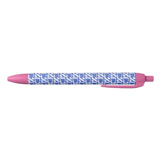 Stylo Noir Hébreu Aleph Tav White (Bas)