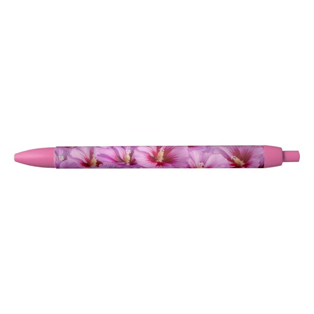 Stylo Noir Hibiscus (Devant)