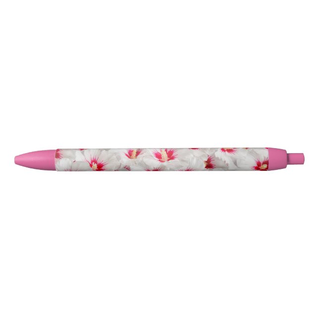 Stylo Noir Hibiscus (Devant)